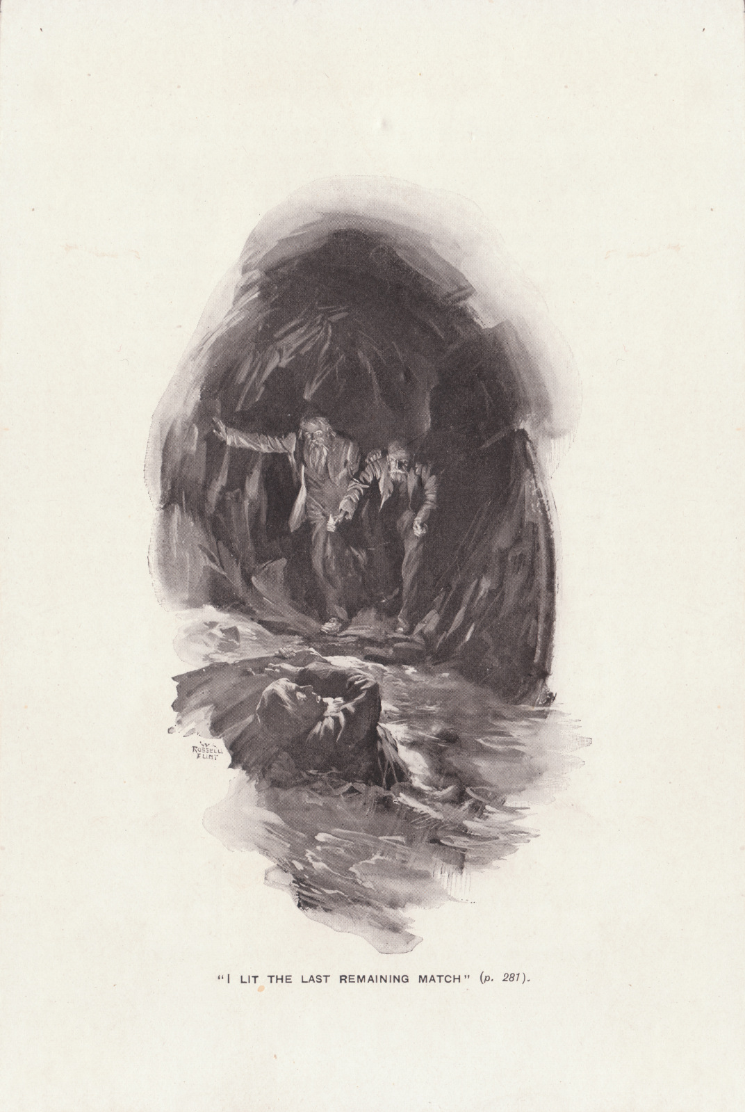 I lit the last remaining match