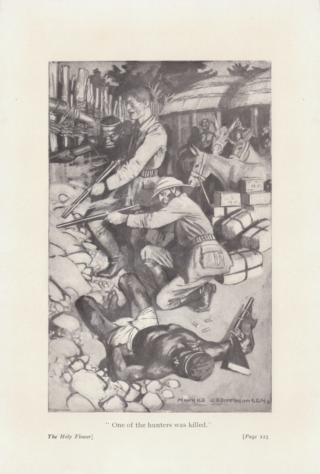 One of the hunters was killed.