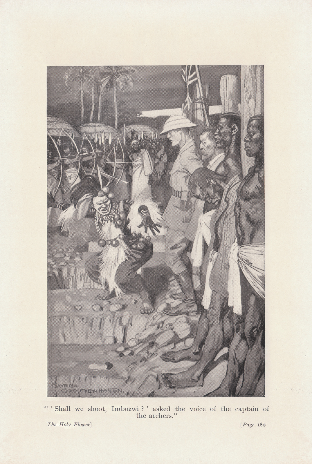 'Shall we shoot, Imbozwi?' asked the voice of the captain of the archers.