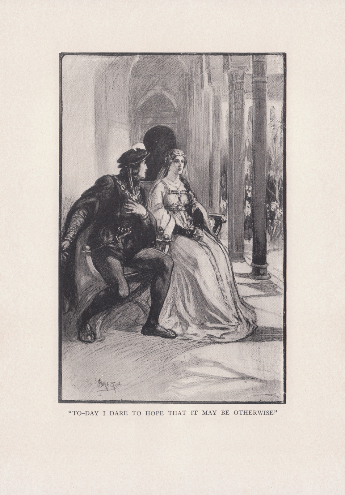 'To-day I dare to hope that it may be otherwise"