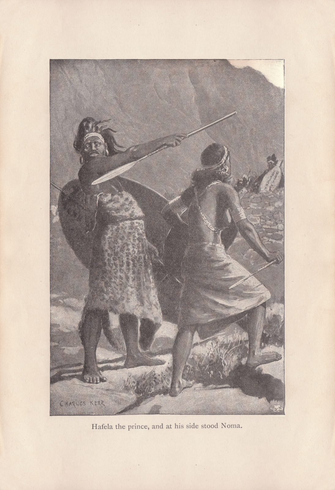 Hafela the prince, and at his side stood Noma. Hafelathelondonlongmans1900395