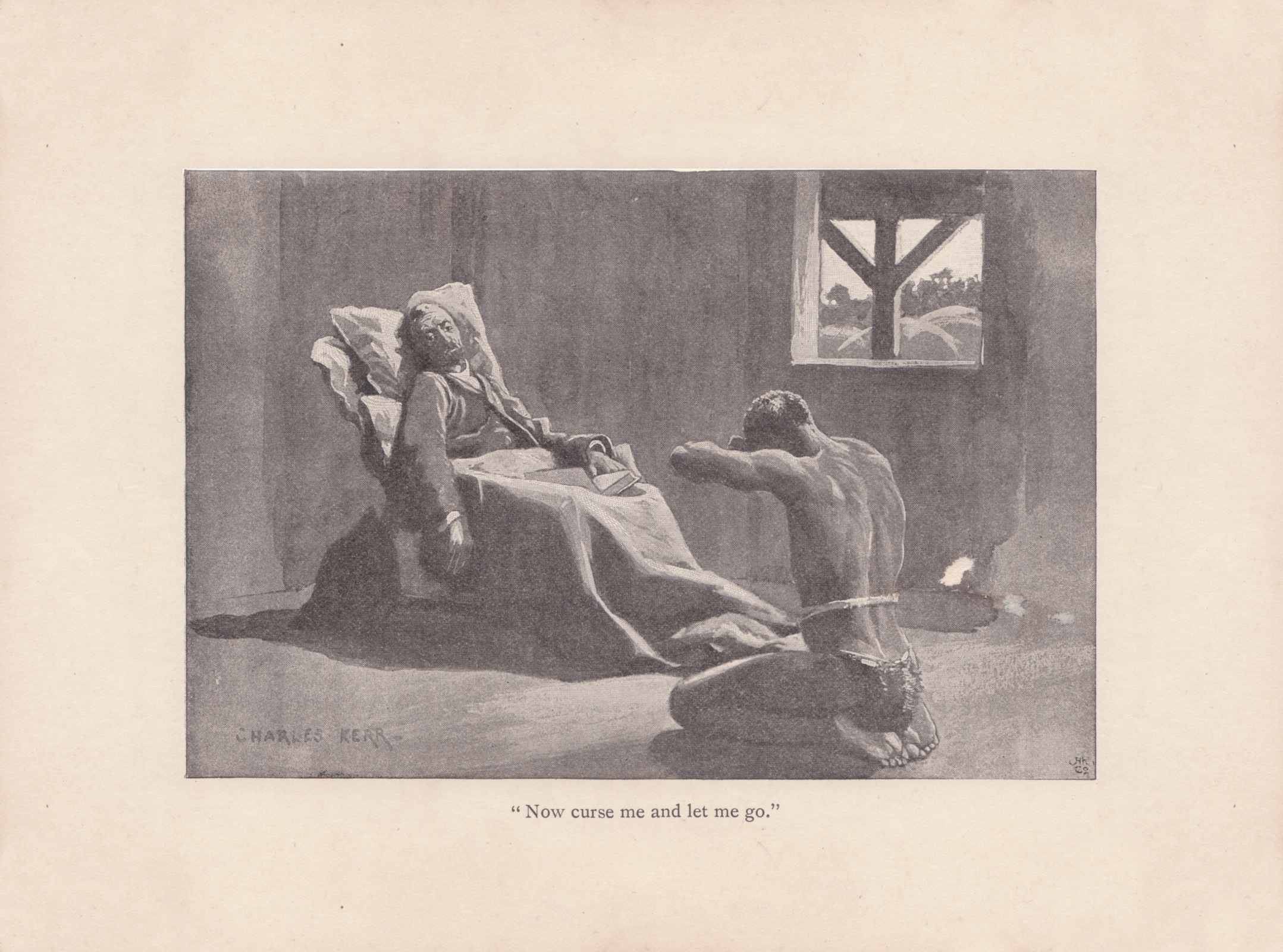 'Now curse me and let me go.'