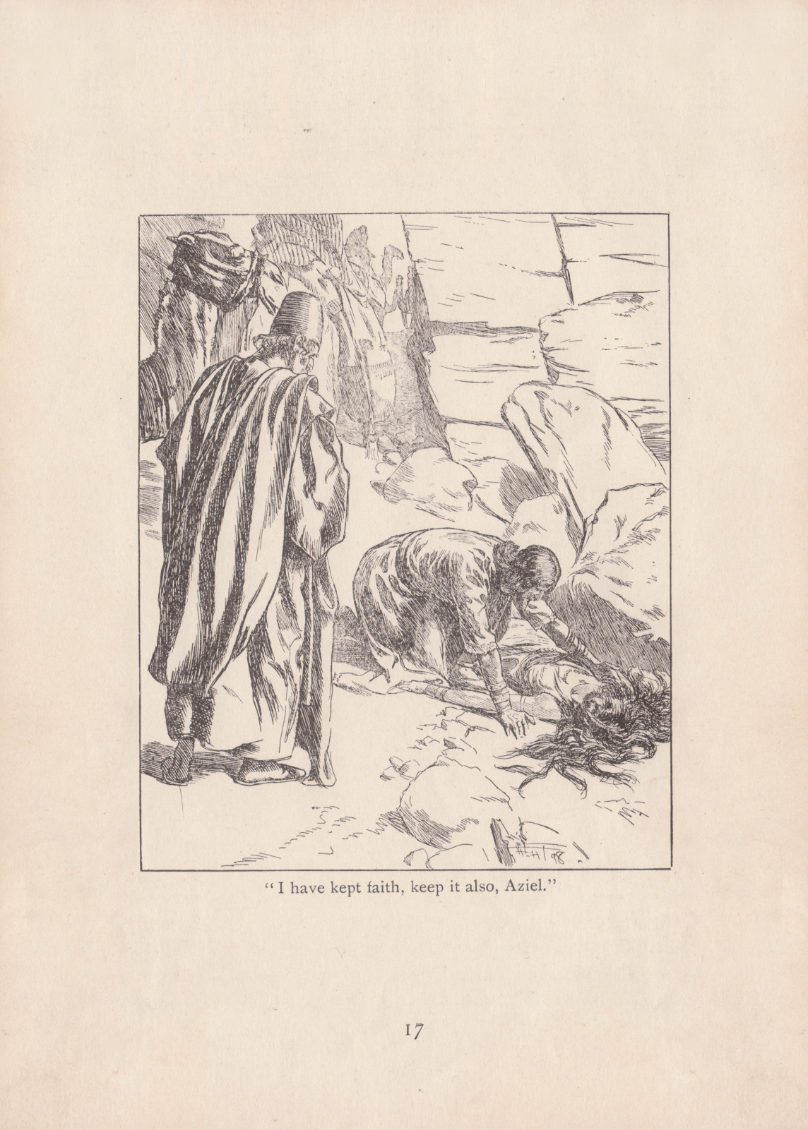 'I have kept faith, keep it also, Aziel' Ihavelondonlongmans1900230