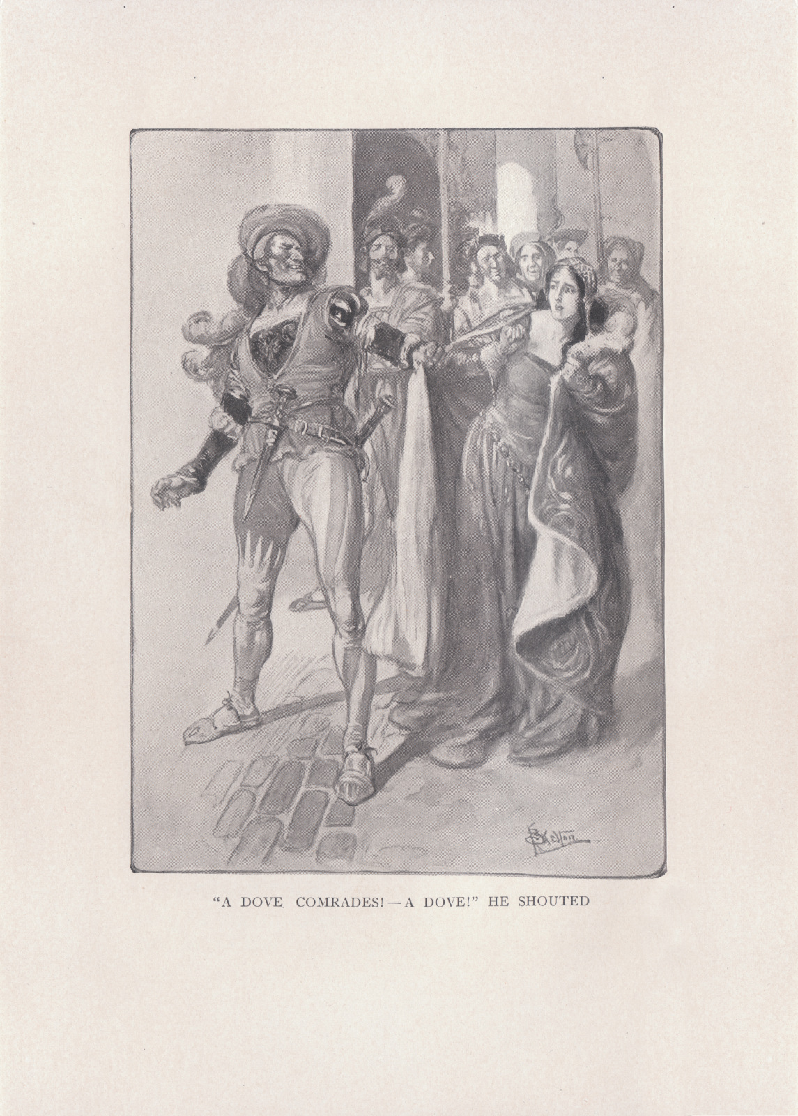 'A dove, compadres!— A dove!' He shouted Adovenylongmans9