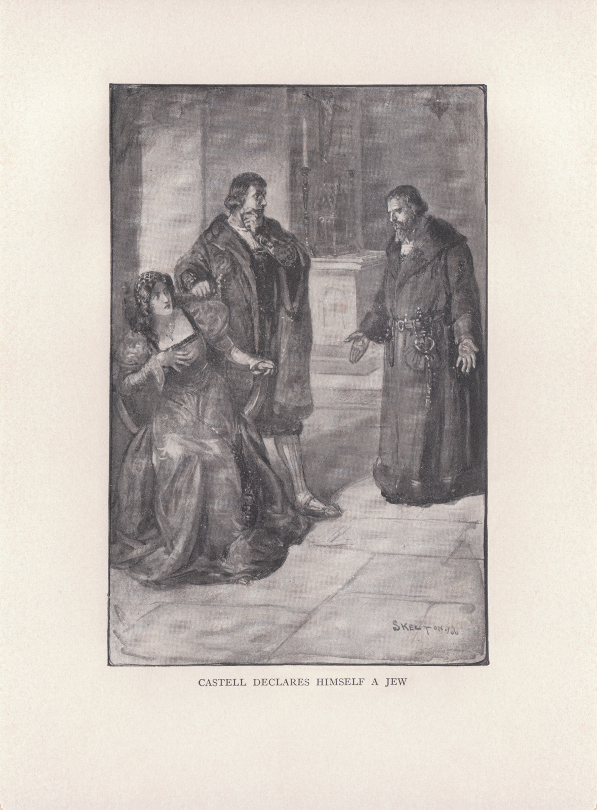 Castell declares himself a jew Castelldeclaresnylongmans61