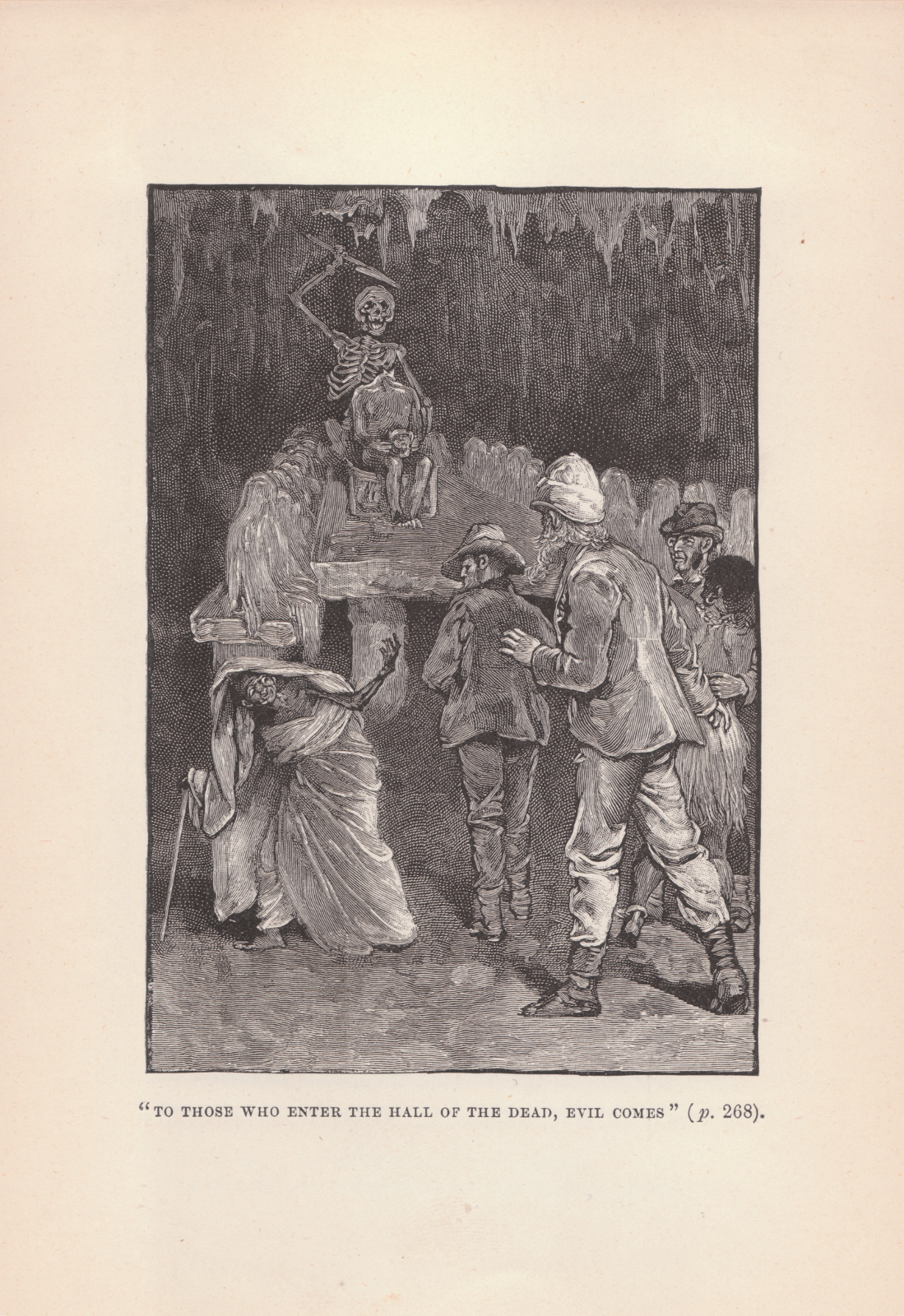 To those who enter the hall of the dead, evil comes. Tothosecassell1888268