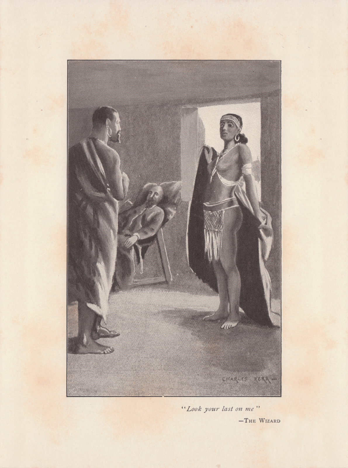 Look your last on me