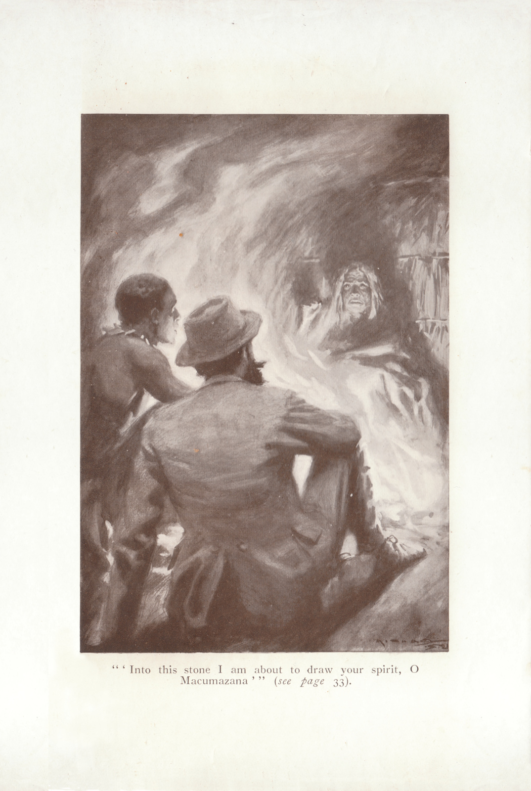 'Into this stone I am about to draw your spirit, O Macumazana' Intothis34