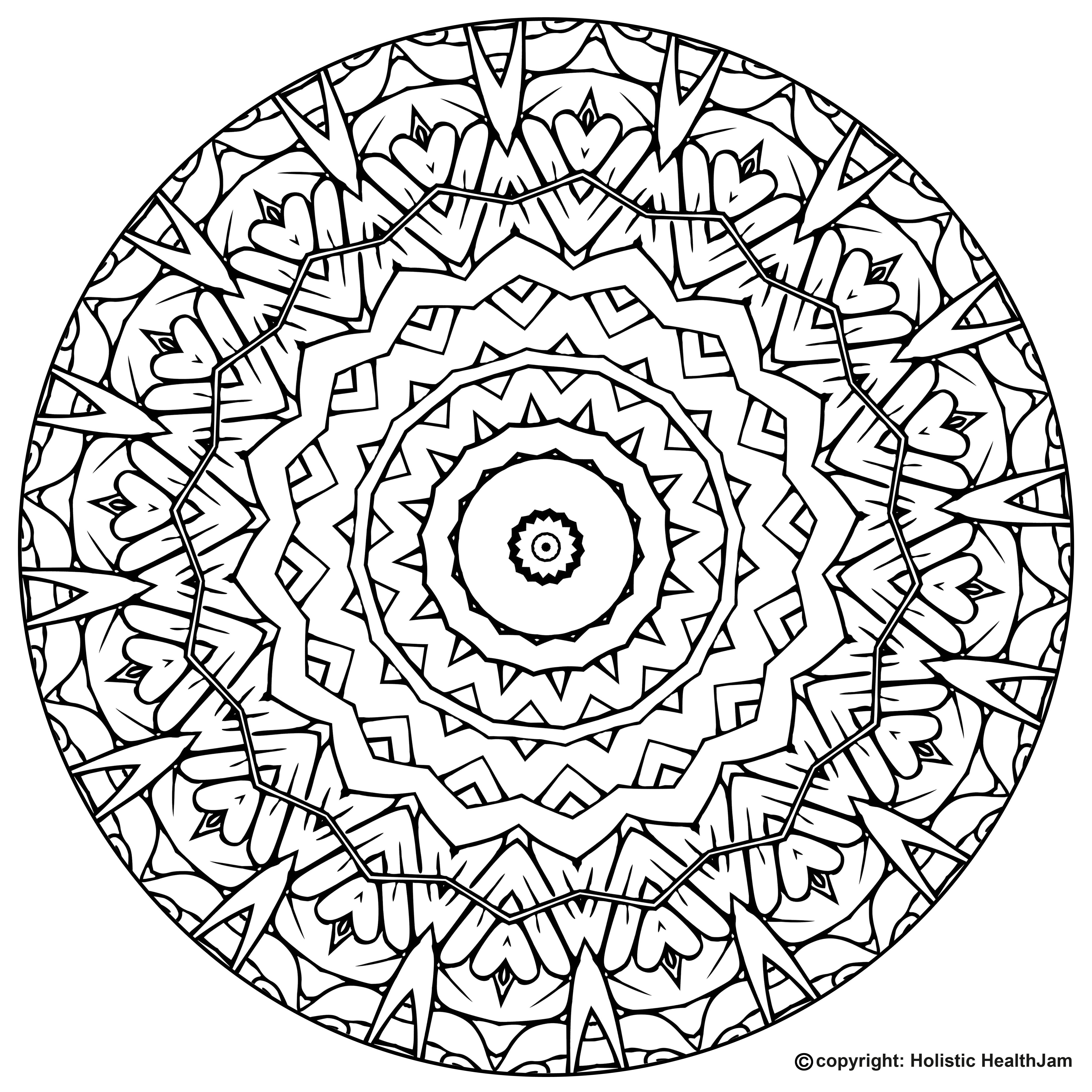 mandala coloring pages for adults printables