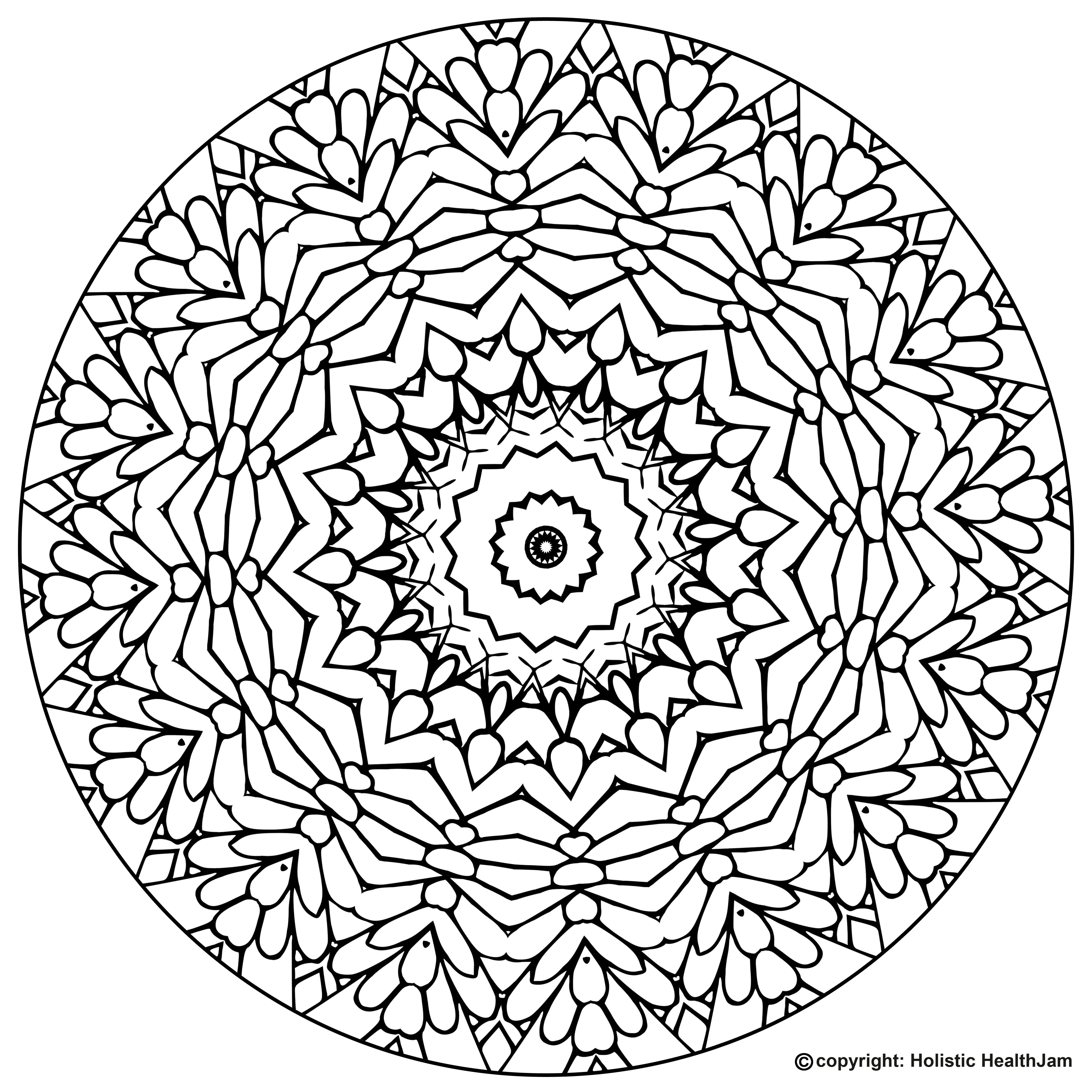 Free Printable Mandala Coloring Book Pages for Adults and Kids