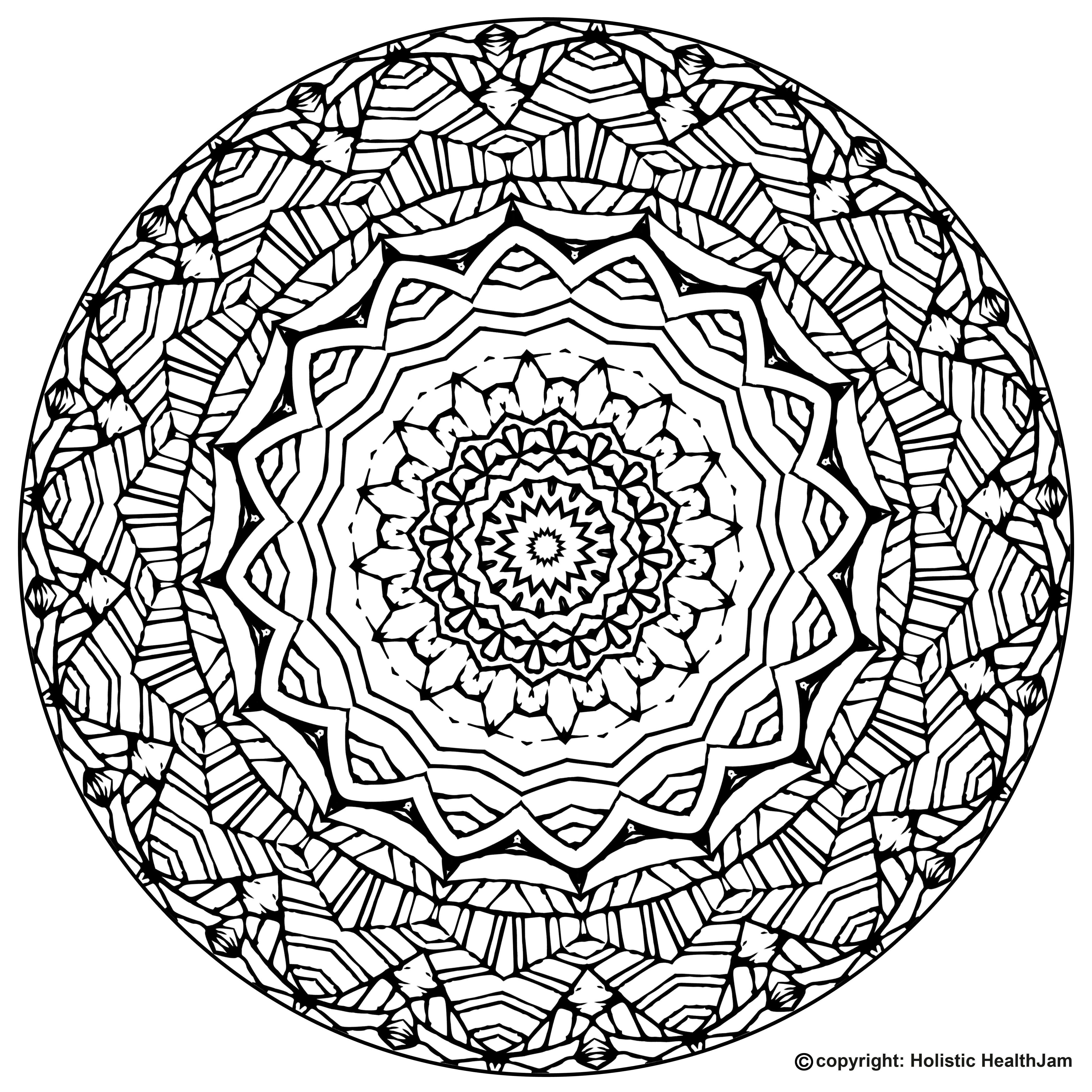 Download Free Printable Mandala Coloring Book Pages for Adults and Kids