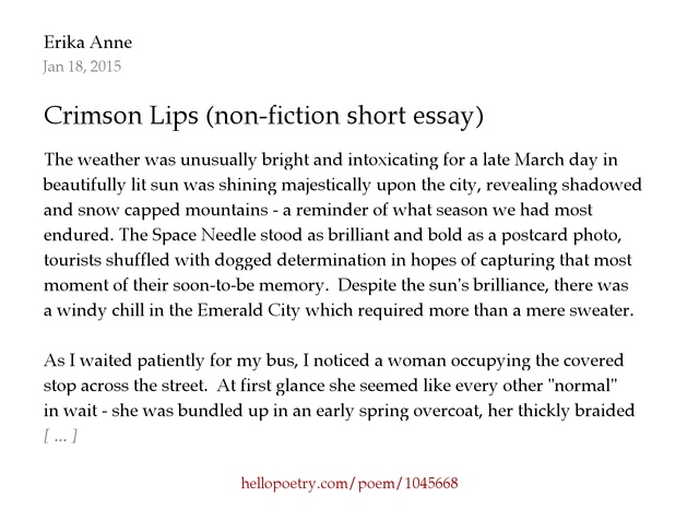 fiction essay