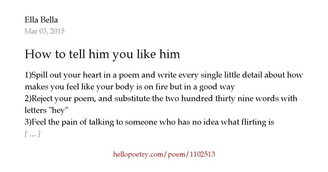 You Him Him How To Tell Like You Him Him How To Tell Like