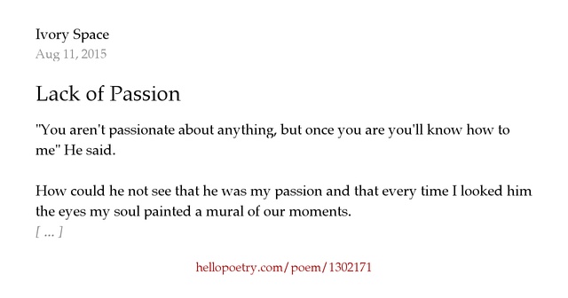 the absence of passion Via: daily prompt - symptom should a slump be considered an absence of passion i was watching bones earlier episode 10 of season 12, the radioactive. the absence of passion Via: daily prompt - symptom should a slump be considered an absence of passion i was watching bones earlier episode 10 of season 12, the radioactive.