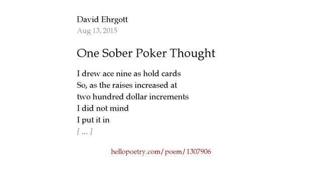 Poem poker