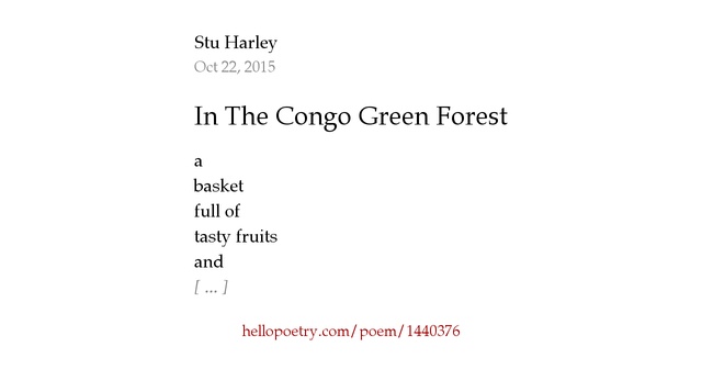 the congo composition meaning the congo poetry meaning