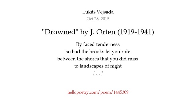 an analysis of a small elegy a poem by jir orten Linera lucas at blog fiction, poetry, the craft of writing thursday, may 11, 2006 jiri orten 1919-1941 a small elegy my friends have left far away, my darling is asleep outside, it's as dark as pitch. an analysis of a small elegy a poem by jir orten Linera lucas at blog fiction, poetry, the craft of writing thursday, may 11, 2006 jiri orten 1919-1941 a small elegy my friends have left far away, my darling is asleep outside, it's as dark as pitch.