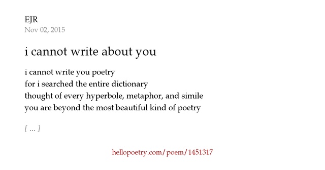 Things to write poems about picture