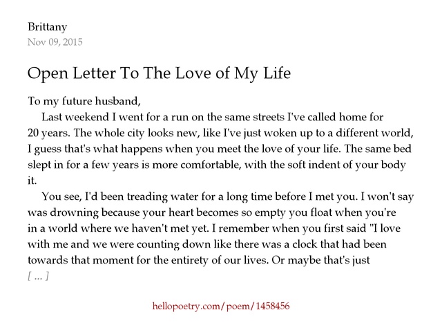 Love Letter For Future Husband Love Letter For Future Husband