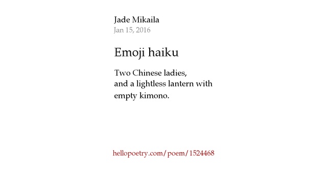 emoji poems
