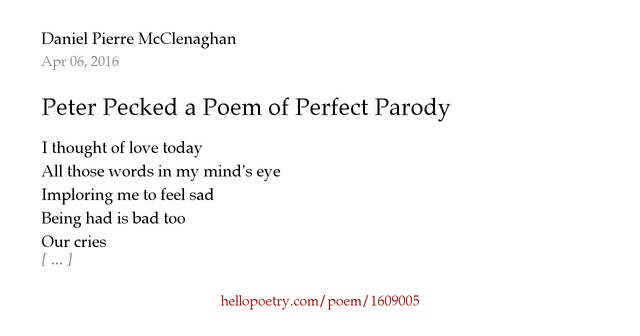 Parody of famous poems picture