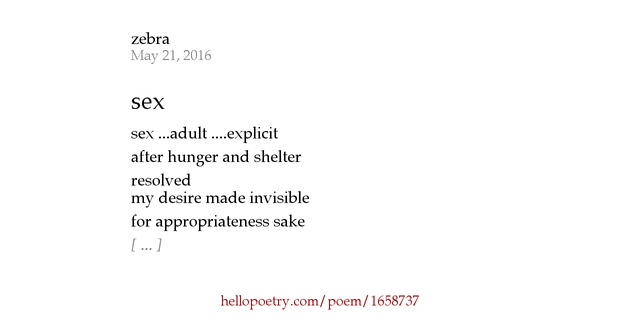 explicit poem sex Explicit poem sex