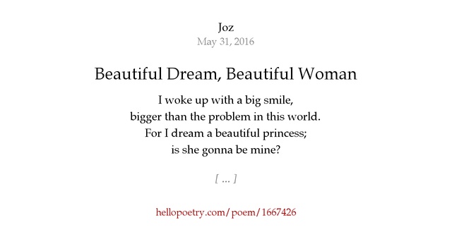 a poem about a beautiful woman a poem about a beautiful woman