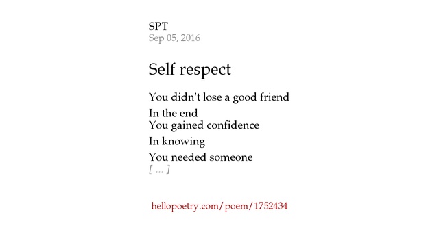 essay on respect in friendship In three separate dictionaries, respect is basically defined as a regard for or appreciation of the worth or value of someone or something in my opinion, respect goes far beyond this definition. essay on respect in friendship In three separate dictionaries, respect is basically defined as a regard for or appreciation of the worth or value of someone or something in my opinion, respect goes far beyond this definition.