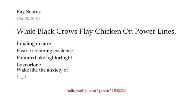 The three black crows poem summary
