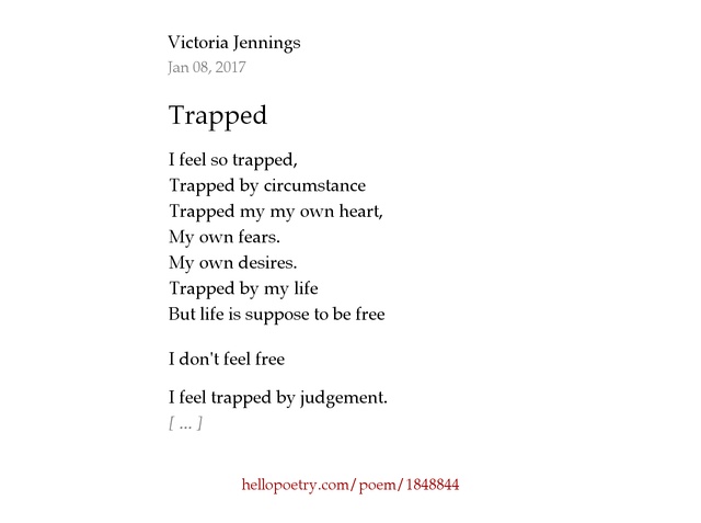 I Feel So Trapped In My Life I Prefer So Trapped In My Life