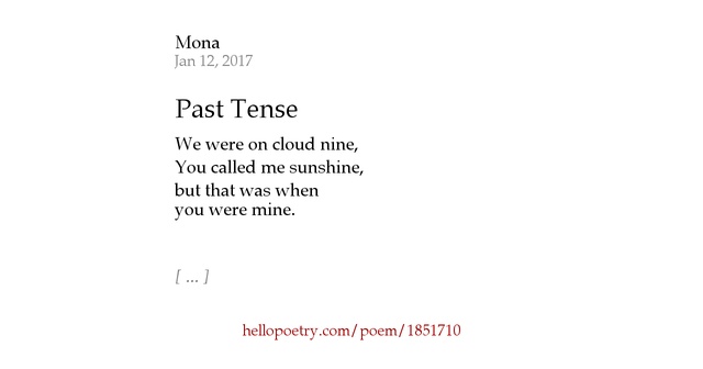 Dating past tense