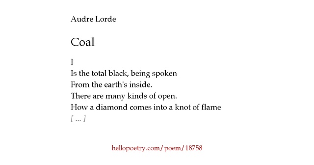 audre lorde the black unicorn poems