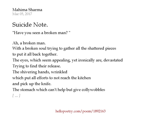 suicide letter poem the best letter letter poetry