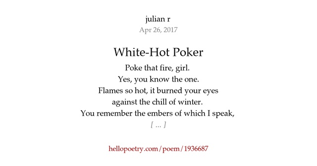 Poem poker