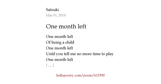 one-month-left-by-satsuki-hello-poetry