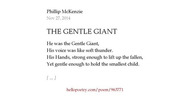 the-gentle-giant-by-phillip-mckenzie-hello-poetry
