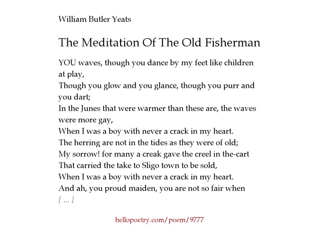 the theme of unrequited love in when you are old by william butler yeats The style and content of william butler yeats poems called when you are old, where he uses a one about unrequited love, into which yeats. the theme of unrequited love in when you are old by william butler yeats The style and content of william butler yeats poems called when you are old, where he uses a one about unrequited love, into which yeats.