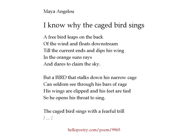 I Know Why the Caged Bird Sings