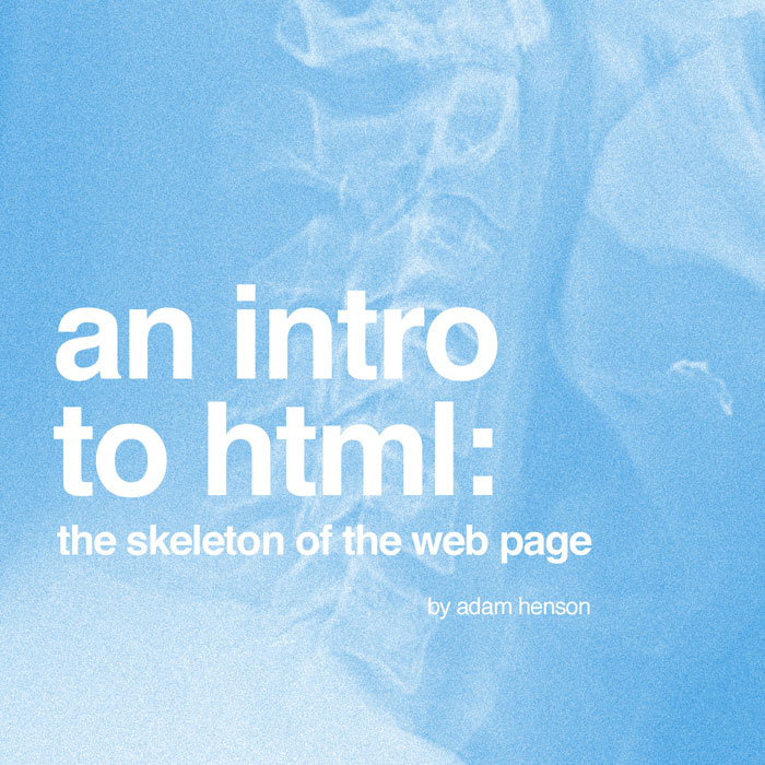 An Intro to HTML