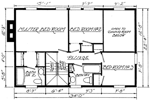 Federal style home floor plans Federal style home floor plans