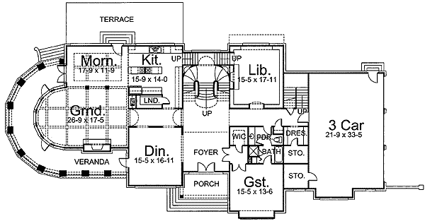 Majestic European-style House Plan - 12012JL | Architectural ... Majestic European-style House Plan - 12012JL | Architectural ...