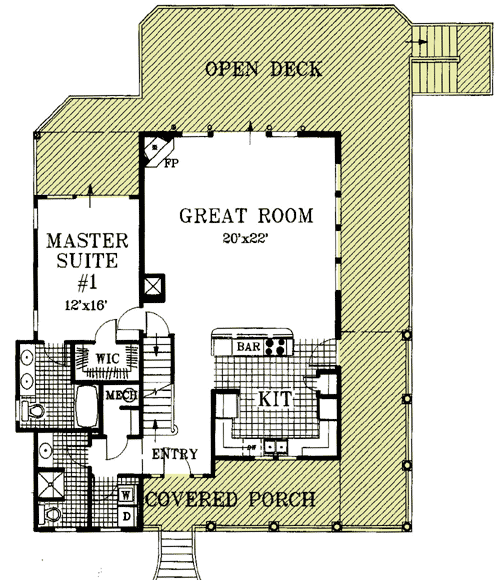 reverse floor plan pinit white