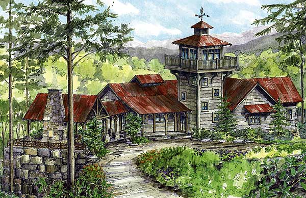 Mountain retreat home plans Mountain retreat home plans