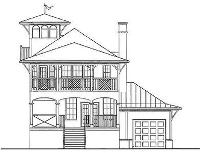 Beach House with Tower Lookout - 15725GE | Architectural Designs ... Beach House with Tower Lookout - 15725GE | Architectural Designs ...