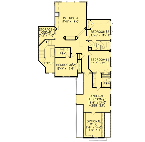Lavish Master and Angled Keeping Room 15866GE Architectural Designs