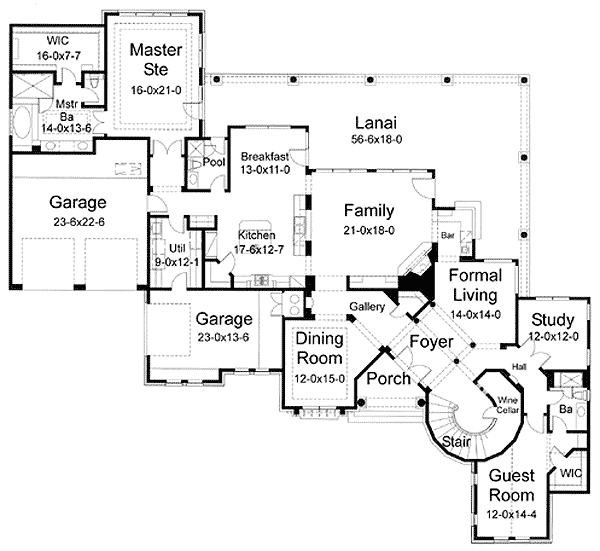 Mediterranean Villa - 16836WG | Architectural Designs - House Plans Mediterranean Villa - 16836WG | Architectural Designs - House Plans