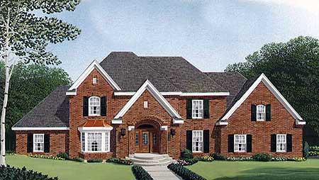 English Traditional - Transitional - Exterior - Oklahoma City - by ...