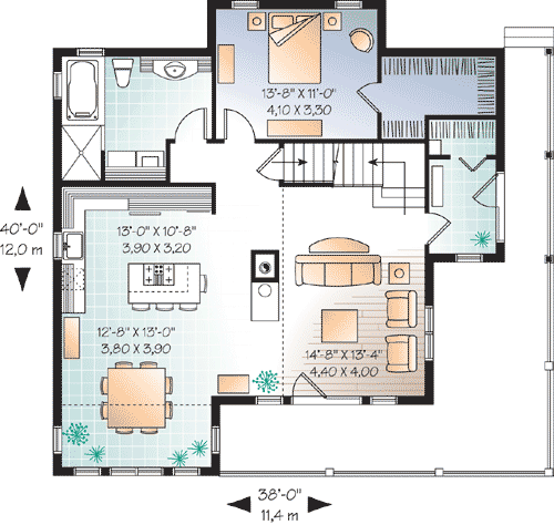 multi-generational house plan - 21920dr | architectural designs multi-generational house plan - 21920dr | architectural designs