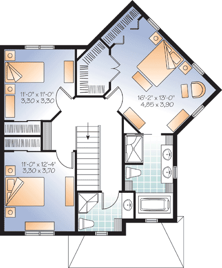 Interesting Floor Plans interesting angled home plan - 21953dr | architectural designs Interesting Floor Plans interesting angled home plan - 21953dr | architectural designs