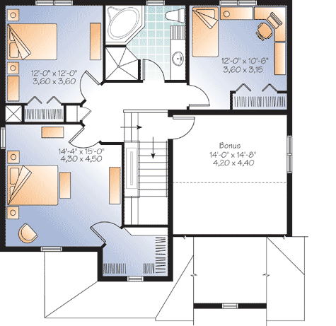 Open Concept Floor Plan - 21984DR | Architectural Designs - House Plans Open Concept Floor Plan - 21984DR | Architectural Designs - House Plans